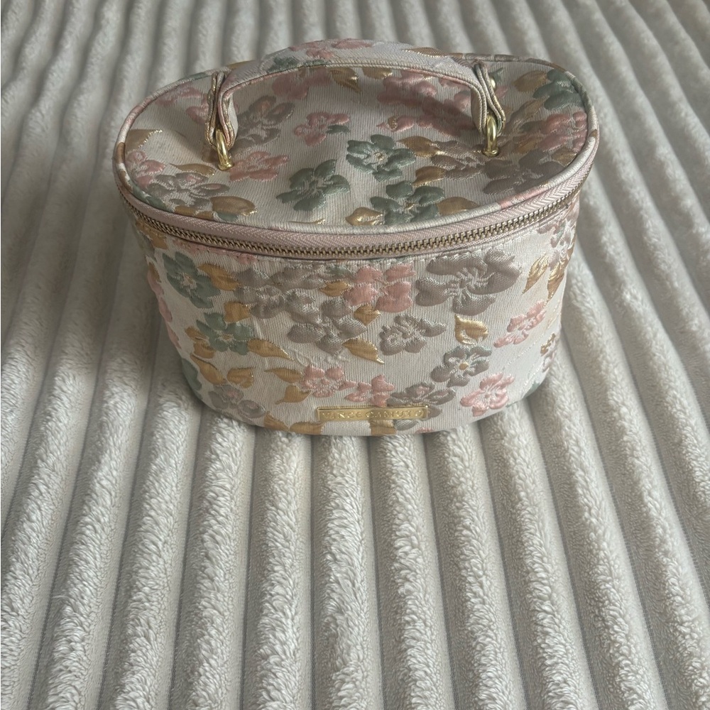 Pastel Floral Cosmetic Bag